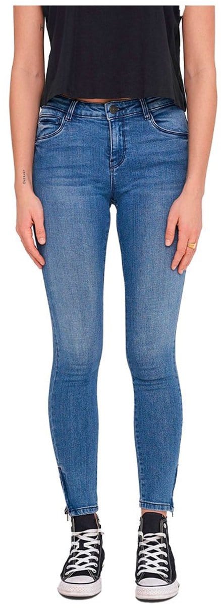 Nmkimmy Nw Ankle Zip Jeans Az062lb 27006065 Light Blue Denim