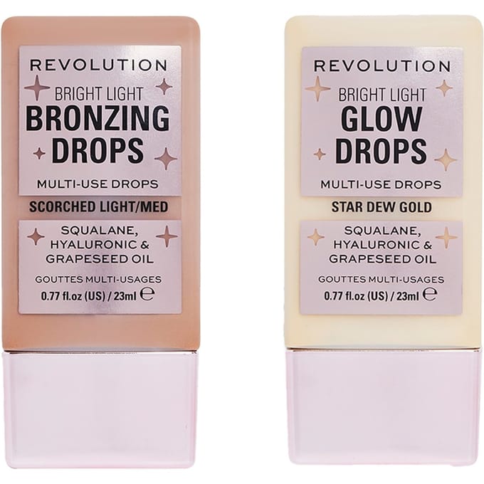 Makeup Revolution Bronze and Glow Drop Duo (Various Shades) - Bronze Scorched