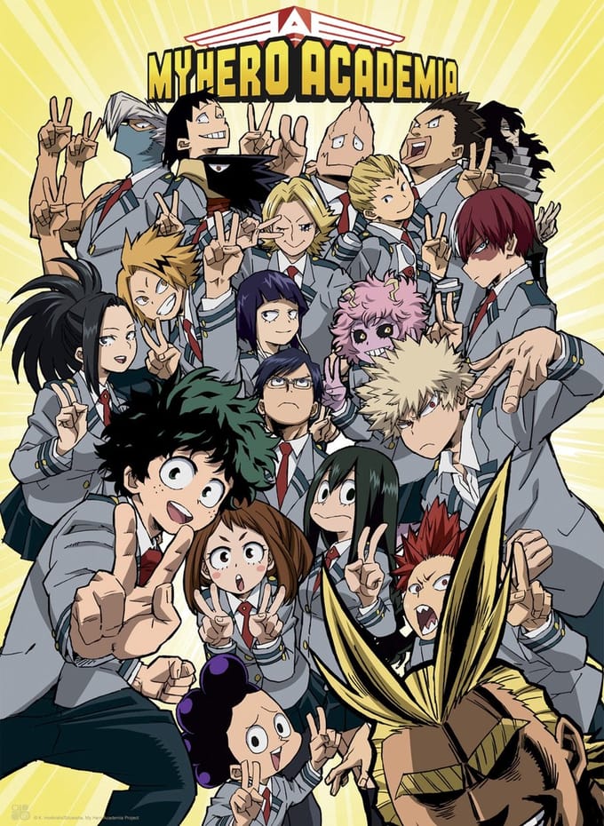 ABYstyle Poster - My Hero Academia Class - 52 X 38 Cm - Multicolor