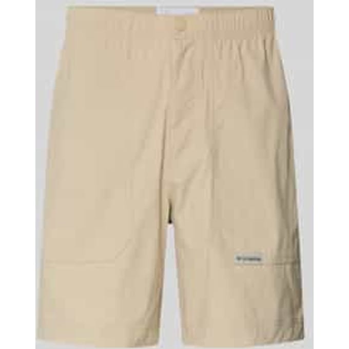 regular fit short met logopatch model 'Landroamer'