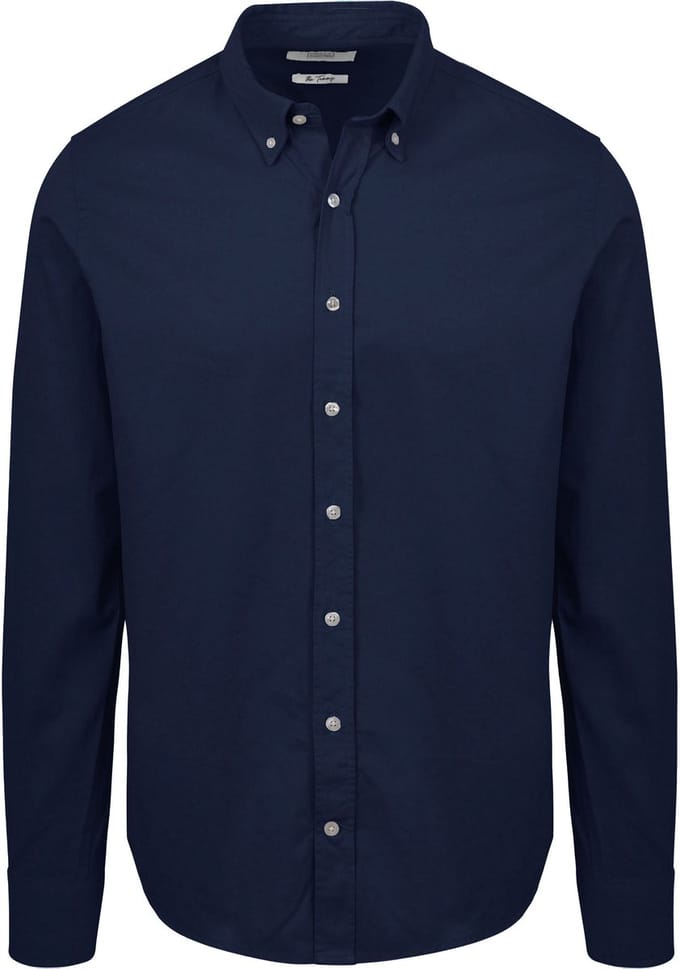 King Essentials The Tommy Overhemd Donkerblauw (navy) - Maat S - Heren