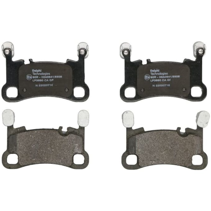 Remblokset DELPHI LP3680, achter