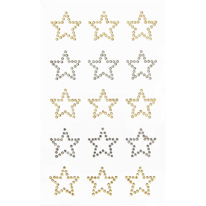 Strass stickers - Sterren