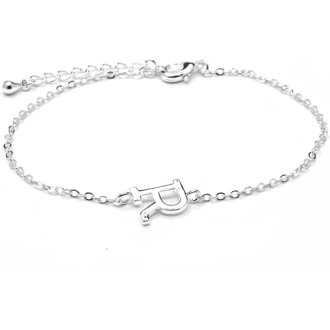 Bracelet Luxenter finition argent - Alphabet argenté