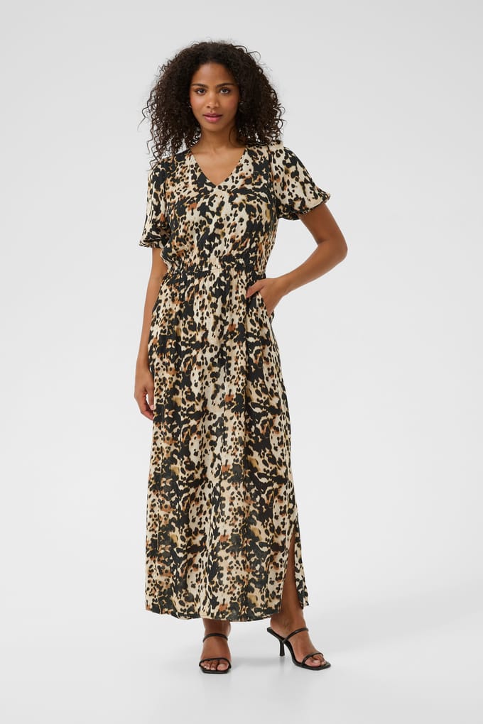 Jurk Regular fit Leopard Print