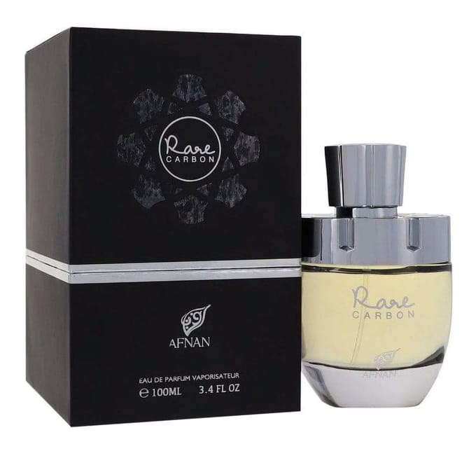 Afnan Rare Carbon Eau de Parfum Spray - Een gedurfde geur voor mannen 100 ml