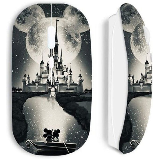Souris sans fil - Maniacase - Mickey et Minnie - Blanc - USB - Dessin animé