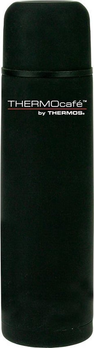 Thermos Everyday thermosfles 1 liter - Zwart Rubber