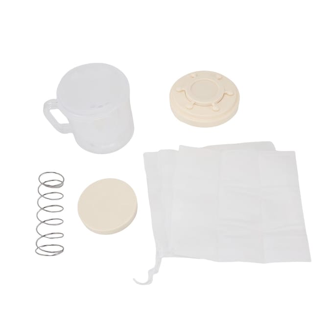 Griekse Yoghurt Zeef Efficiënte Filtratie Multifunctionele Griekse Yoghurt Filter Maker met Fijnmazig Gaas beige