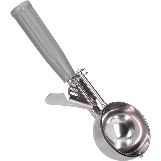 Cuillère à glace multifonctionnelle en acier inoxydable, 7 cm de diamètre gray