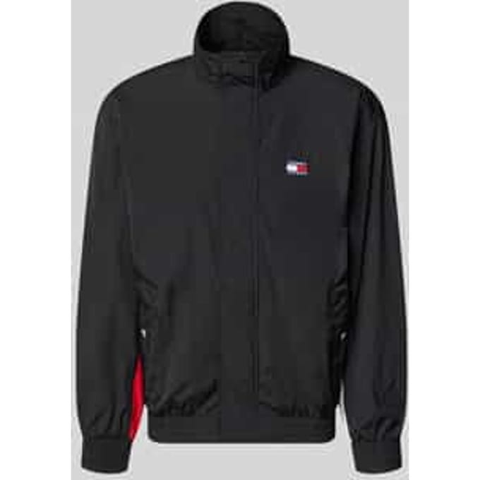 regular fit blouson met gestikt logo