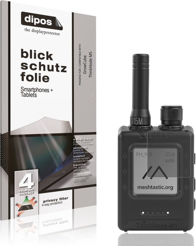 dipos – Matte Privacy Screenprotector geschikt voor GrowCube ThinkNode M5 | Anti-Spy Beschermfolie