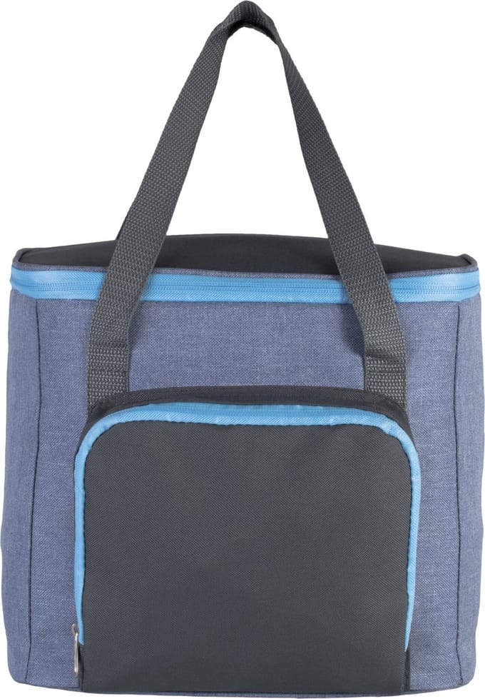 Kimood Koeltas met ritszak KI0347 - Light Blue Heather / Dark Grey - One size