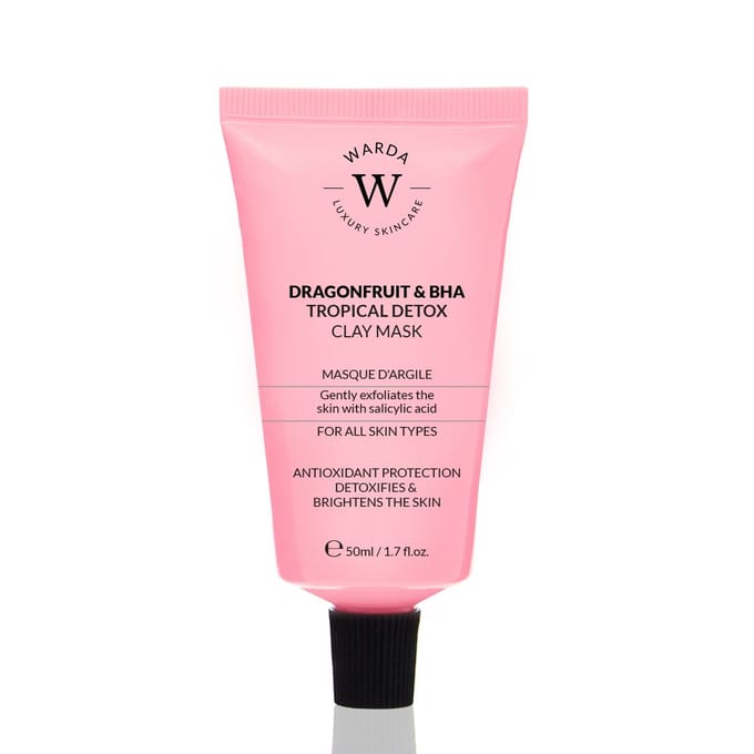 Warda Luxury Skincare DRAGONFRUIT & BHA TROPISCH DETOX KLEIMASKER