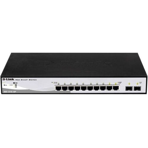 D-Link DGS-1210-10P Smart+ Managed Gigabit Switch
