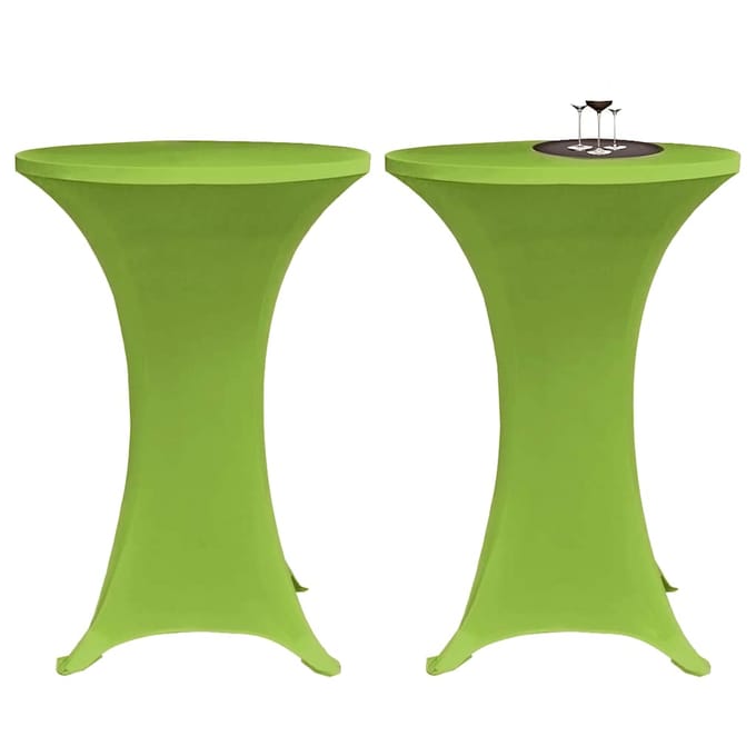 vidaXL - Tafelhoes - stretch - 4 - st - 60 - cm - groen