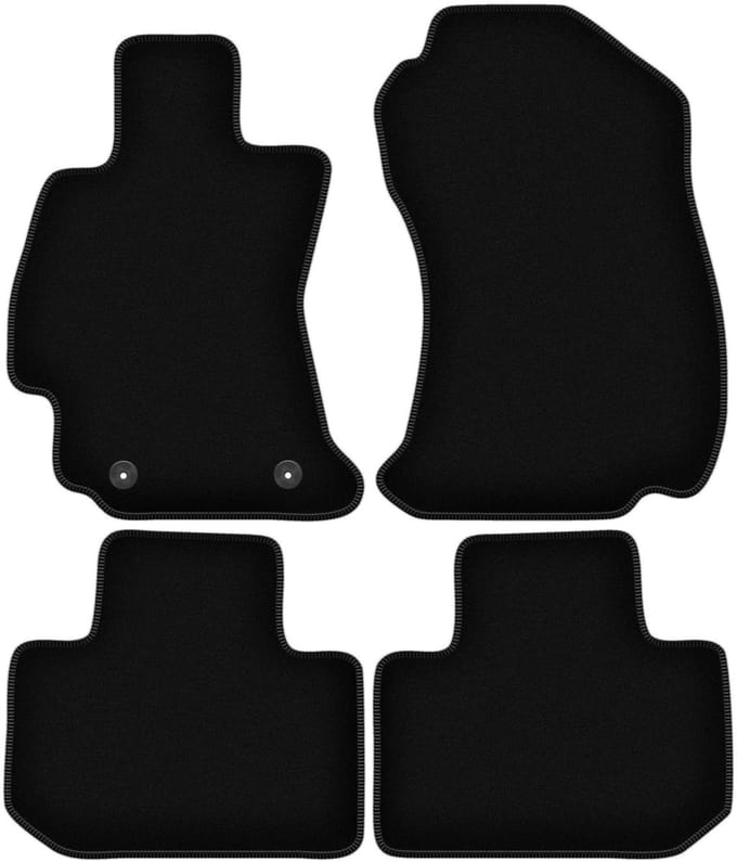 BASIC zwarte veloursmatten voor: Subaru Forester V SUV (2016-)