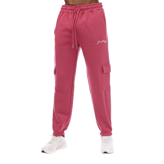 Hype Heren Solid Cargo Joggingbroek (Roze)