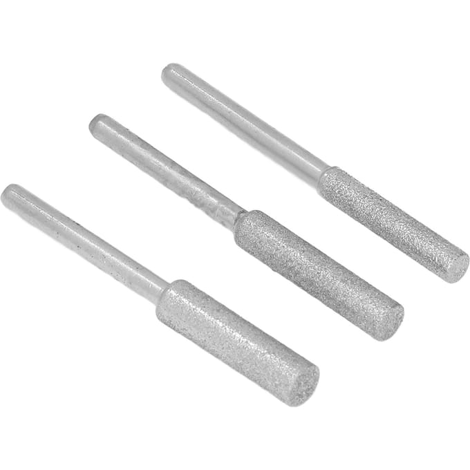 30 Stuks Kettingzaagslijpsteen 4.0mm 4.8mm 5.5mm Smergel Slijpvijl 3mm Schacht Gereedschapsset