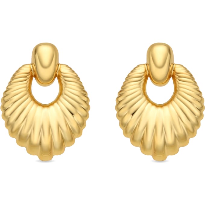 Luxenter Oorbellen met 18-karaats geelgouden afwerking - Rajba