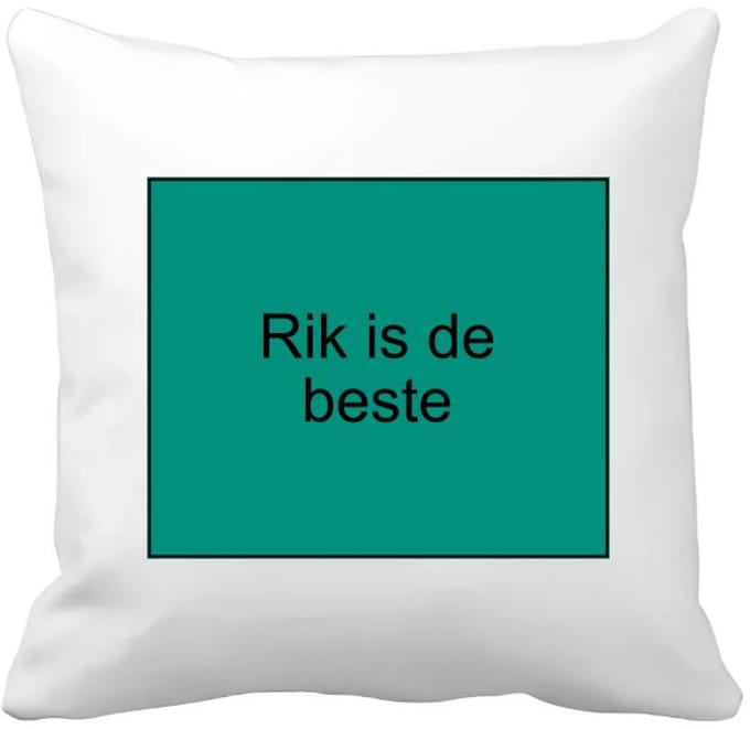 Akyol - rikkers Kussen hoes - 420 - test - test - 40 bij 40 cm
