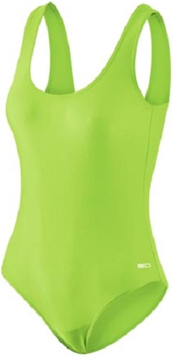 BECO Zwempak U-rug Dames - Polyamide - Lime - Maat 40