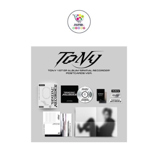 CARTES POSTALES Ver TONY 1er EP Album SPATIAL RECORDER POSTCARDS Ver white