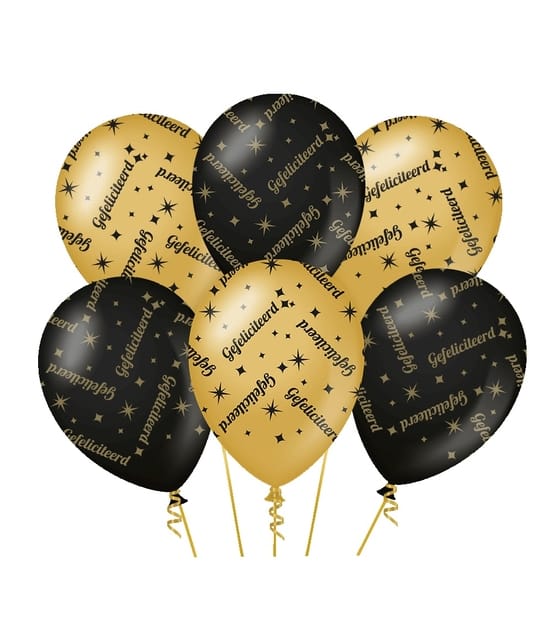 Classy party balloons - Gefeliciteerd