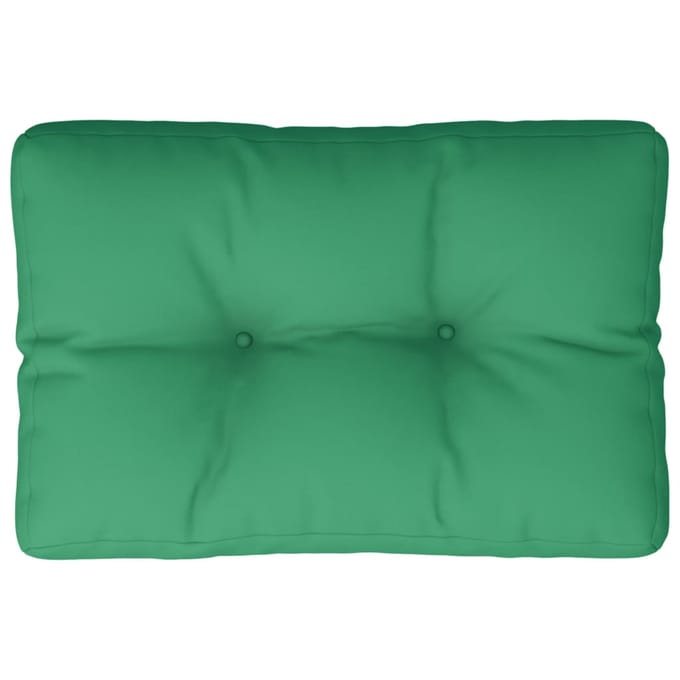 vidaXL - Palletkussen - 60x40x12 - cm - stof - groen
