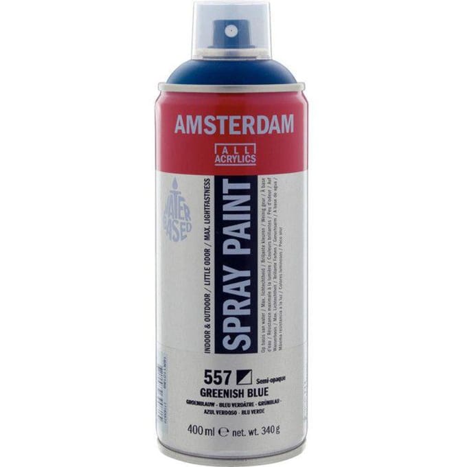 Bombe de peinture Amsterdam 400 ml bleu verdâtre blauw