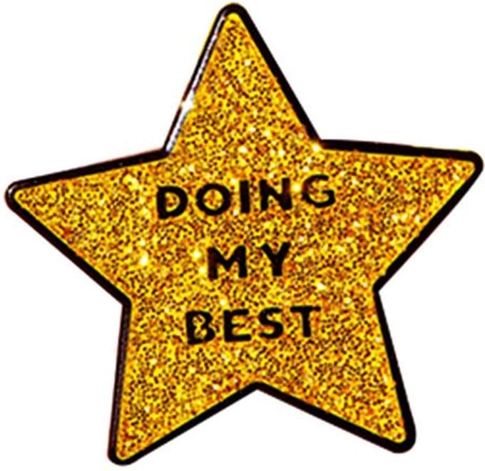 Pin Broche - enamel pin - kledingspeld - Doing my best
