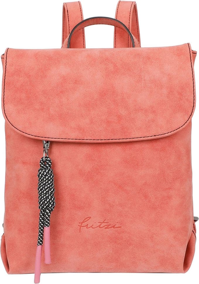 Fritzi aus Preußen Rugzak Bitzi06 Jive Backpack Warm Mandarin Koraalrood