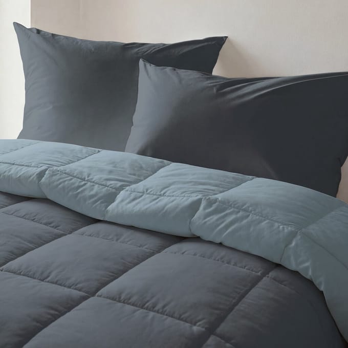 Byrklund Dekbed zonder overtrek Wash & Rest - 200x200 - 100% Polyester - Blauw
