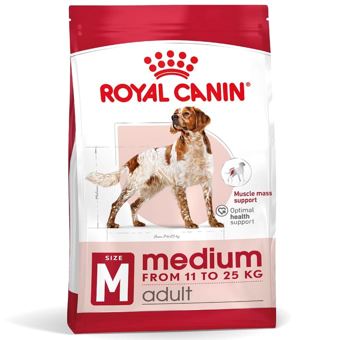 Royal Canin Medium Adult - Hondenvoer - 15kg - Volwassen middelgroot ras