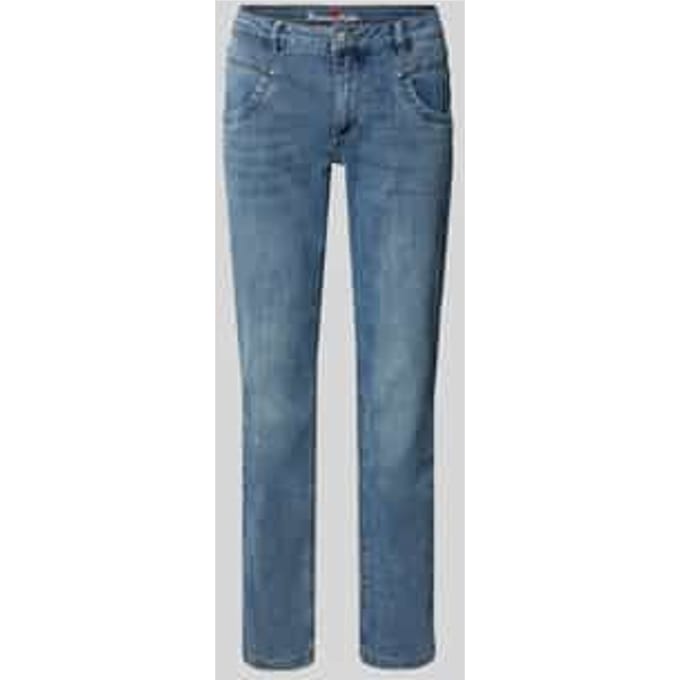 Straight fit Jeans met Steekzakken Model 'Anna'