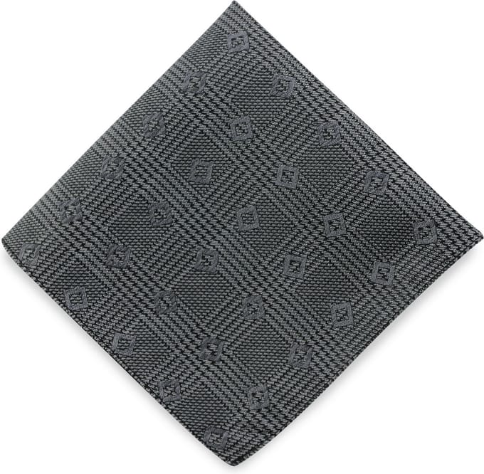 We Love Ties - Pochets - Pochet Random Rick - grijs / zwart