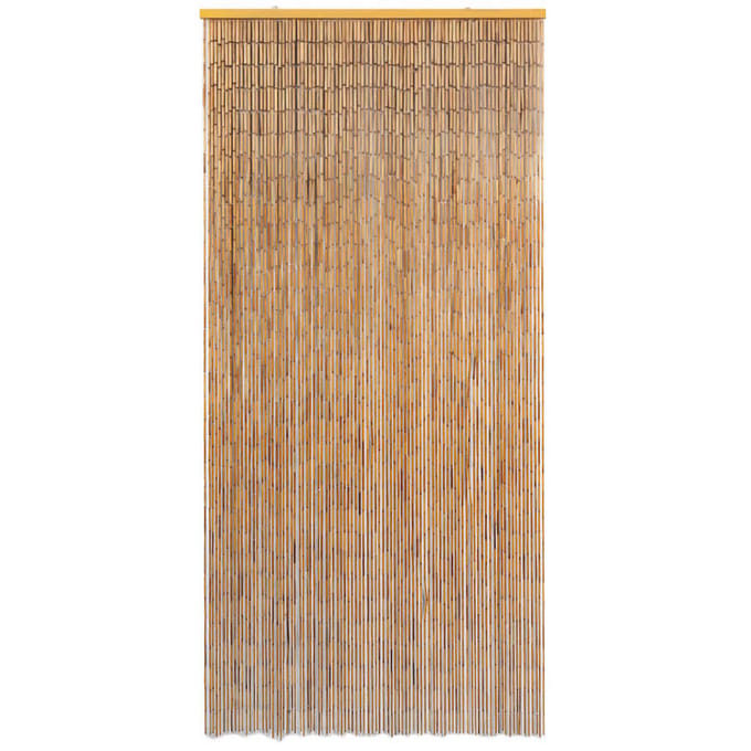 Vidaxl Bamboe Gordijn, Deurgordijn 90X200 Cm