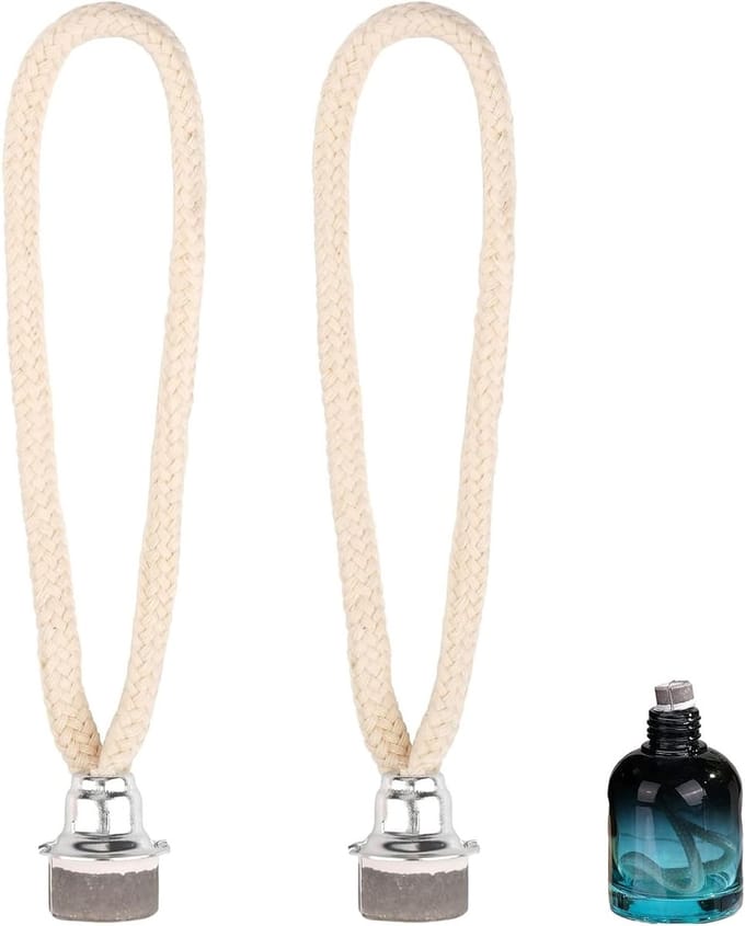 Set van 2 Vervangende Lontjes voor Olielampen, Katalytische Branders en Aromatherapie Diffusers