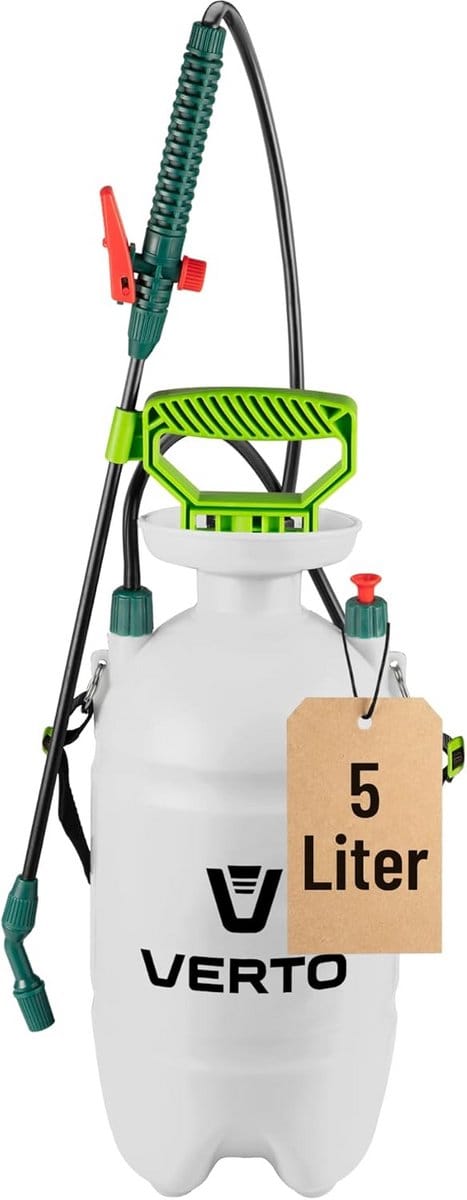 Tuinsproeier met 5 liter inhoud voor bewatering en onderhoud