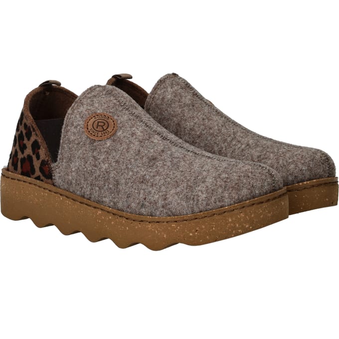 Rohde Pantoffels - Dames - Beige - Maat:38