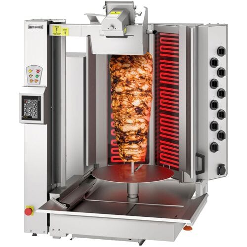 GGM Gastro Elektro Dönerroboter mit Schneidsystem - V-Form - 10 Heizelemente - max. 150 kg