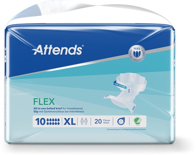 Attends Flex 10 maat XL 100-155cm 20 Stuks