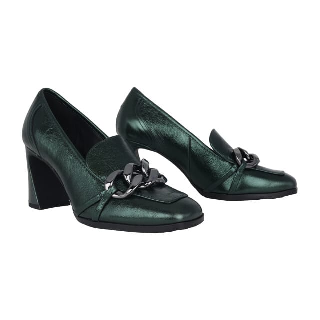 Högl Glenn - dames pump - Groen - maat 34.5 (EU) 2.5 (UK)