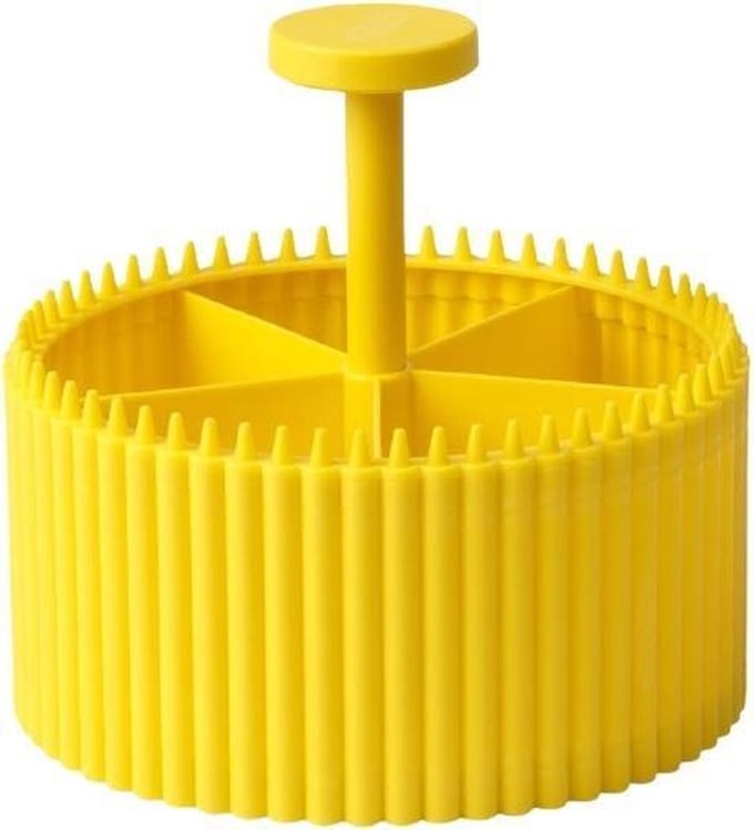 Ronde schoolspullen organiser - Geel - Polypropyleen - Crayola