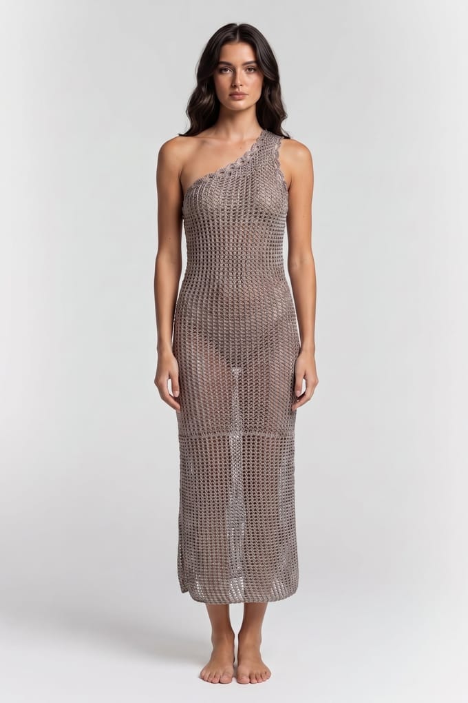 IRO Paris Widdy Dress Metallic Grey Taglia: M | Maxi abiti Outlet | Donna | Grigio