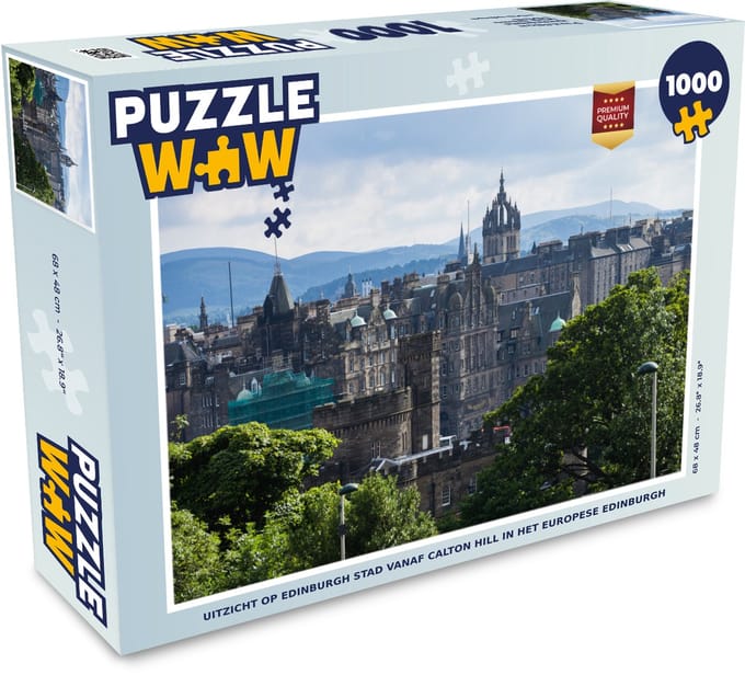 Puzzel Architectuur - Boom - Edinburgh - Legpuzzel - Puzzel 1000 stukjes volwassenen