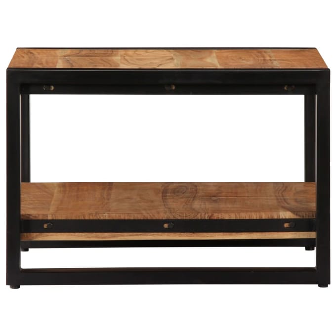 vidaXL - Salontafel - 60x60x40 - cm - massief - acaciahout