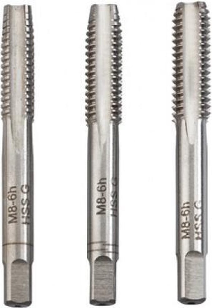 kwb 443310 Schroefdraadsnijderset 3-delig M10 1.5 DIN 352 HSS 3 stuk(s)