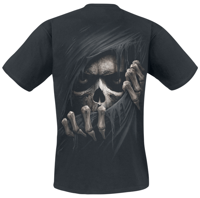 Spiral - Gothic T-shirt - Grim Ripper - M - voor Mannen - zwart