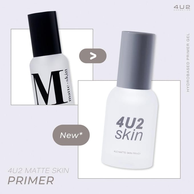 Base de teint mate 4U2, 35 ml. 35 ml. gray